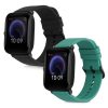 Sada 2 popruhů pro Huami Amazfit Bip U/Amazfit Bip U Pro, Kwmobile, Black/Green, Silicone, 57434.04