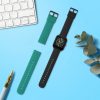 Sada 2 popruhů pro Huami Amazfit Bip U/Amazfit Bip U Pro, Kwmobile, Black/Green, Silicone, 57434.04