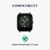 Sada 2 popruhů pro Huami Amazfit Bip U/Amazfit Bip U Pro, Kwmobile, Black/Green, Silicone, 57434.04