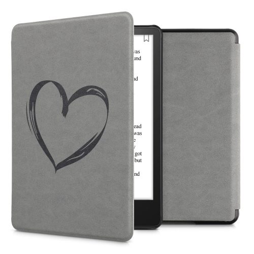 Pouzdro pro Amazon Kindle Paperwhite 11, Kwmobile, šedé, ekokůže, 56258.06