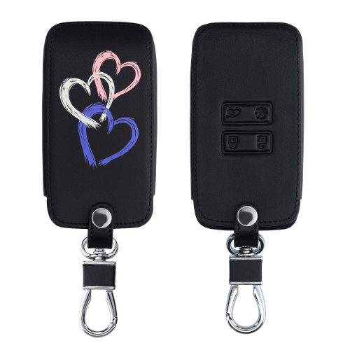 Pouzdro na klíče od auta pro Renault 4 Buttons - Smart Key, Kwmobile, Multicolor, Eko-kůže, 44637.67