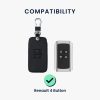 Pouzdro na klíče od auta pro Renault 4 Buttons - Smart Key, Kwmobile, Multicolor, Eko-kůže, 44637.67