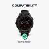 Rámeček ciferníku pro Garmin Fenix 7, Kwmobile, Black/Silver, Aluminium, 58350.01