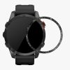 Rámeček ciferníku pro Garmin Fenix 7S, Kwmobile, Black/Silver, Aluminium, 58352.01