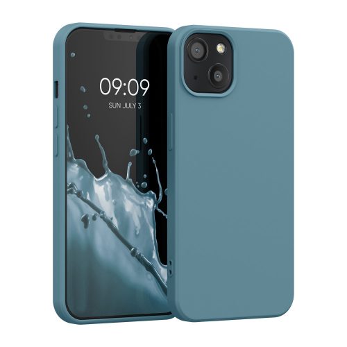 Kryt Kwmobile pro Apple iPhone 13, silikonový, zelený, 55948.207