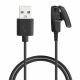 USB nabíjecí kabel pro Garmin Forerunner 230/Forerunner 235/Forerunner 645, Kwmobile, černý, plast, 58453.01