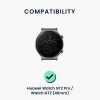 Řemínek pro Huawei Watch GT 2 Pro/Watch GT 2 (46 mm), Kwmobile, černý, silikon, 58462.01