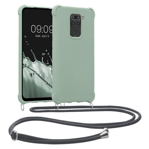 Kryt Kwmobile pro Xiaomi Redmi Note 9, silikonový, zelený, 53147.172