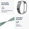 Sada 2 popruhů pro Xiaomi Mi Smart Band 6/Mi Band 6/Mi Band 5, Kwmobile, zelená/šedá, silikon, 57428.07