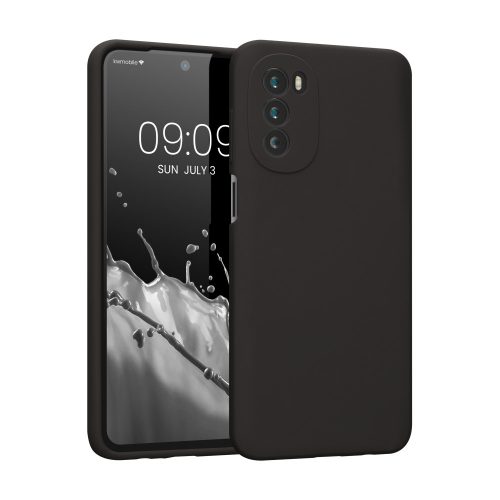 Kryt Kwmobile pro Motorola Moto G52/Moto G82, silikonový, černý, 58542.01