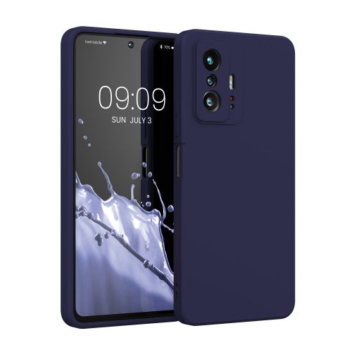 Kryt Kwmobile pro Xiaomi 11T/11T Pro, silikonový, modrý, 56573.182