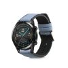 Řemínek pro Huawei Watch GT (46mm)/Watch GT 2 (46mm), Kwmobile, Modrý, Přírodní kůže, 55891.206