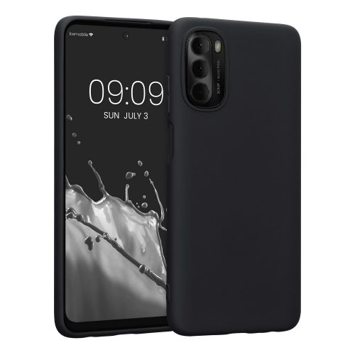 Kryt Kwmobile pro Motorola Moto G (2022), silikonový, černý, 58530.47