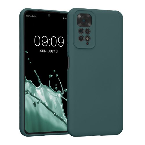 Pouzdro Kwmobile pro Xiaomi Redmi Note 11/Redmi Note 11s, silikonové, zelené, 57918.169