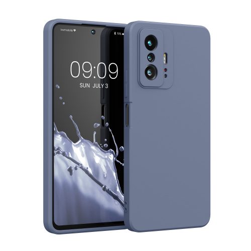 Kryt Kwmobile pro Xiaomi 11T/11T Pro, silikonový, modrý, 56573.12