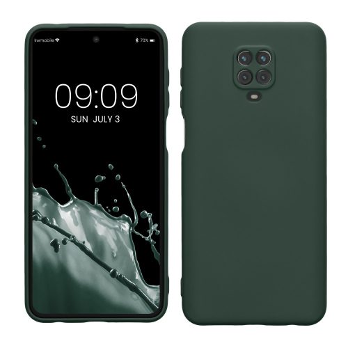 Kryt Kwmobile pro Xiaomi Redmi Note 9S/Redmi Note 9 Pro/Redmi Note 9 Pro Max, silikon, zelený, 56562.169