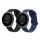 Sada 2 řemínků pro Huawei Watch GT 3 Pro (46mm), Kwmobile, Black/Blue, Silicone, 58637.01