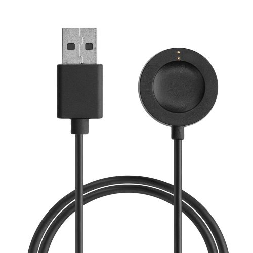 USB nabíjecí kabel pro Fossil Gen 6/Gen 5/Gen 4, Kwmobile, černý, plastový, 58644.01