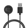 USB nabíjecí kabel pro Fossil Gen 6/Gen 5/Gen 4, Kwmobile, černý, plastový, 58644.01