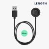 USB nabíjecí kabel pro Fossil Gen 6/Gen 5/Gen 4, Kwmobile, černý, plastový, 58644.01