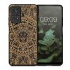 Pouzdro Kwmobile pro Xiaomi Redmi Note 11 Pro/Redmi Note 11 Pro 5G, Dřevo, Hnědá/Černá, 57381.03