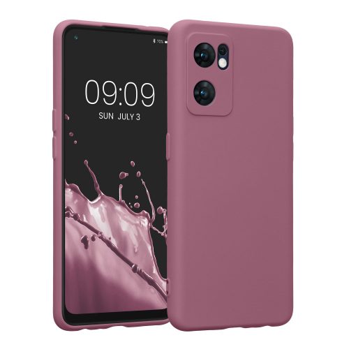 Pouzdro Kwmobile pro OPPO Find X5 Lite, Silicon, Purple, 57633.167