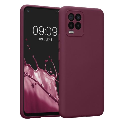 Pouzdro Kwmobile pro Realme 8 (2021)/8 Pro (2021), silikonové, fialové, 57573.187