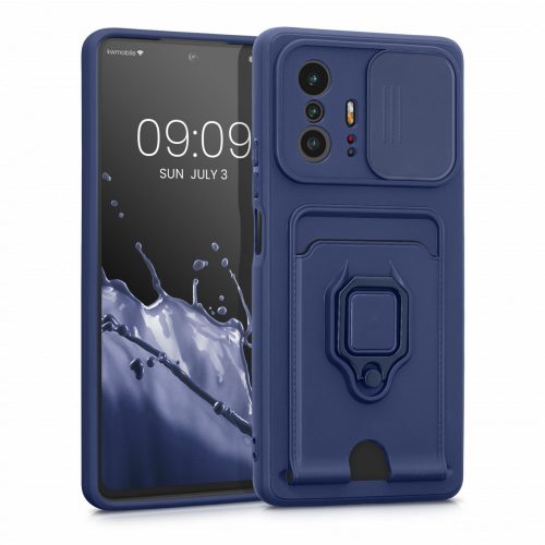 Kryt Kwmobile pro Xiaomi 11T/11T Pro, silikonový, modrý, 57715.04