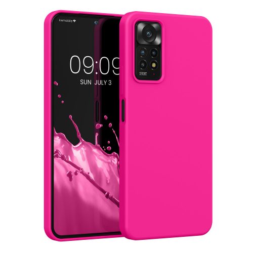 Kryt Kwmobile pro Xiaomi Redmi Note 11 Pro/Redmi Note 11 Pro 5G, silikon, růžový, 57373.77