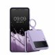 kw pouzdro na mobil pro Samsung Galaxy Z Flip 3, Silicon, Purple, 58783.108