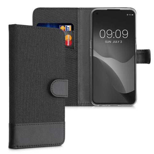 Pouzdro Kwmobile pro OnePlus Nord CE 2 Lite 5G, textilní, černé, 58761.73