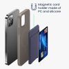 Držák magnetické karty kompatibilní s Apple iPhone 14 Series/iPhone 13 Series/iPhone 12 Series, Kwmobile, modrý, plastový, 58790.17