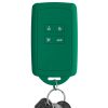 Kryt na klíče od auta pro Renault 4 Buttons - Smart Key, Kwmobile, Zelený, Silikon, 48035.142