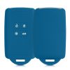 Pouzdro na klíče od auta pro Renault 4 Buttons - Smart Key, Kwmobile, Blue, Silikon, 48035.228