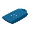 Pouzdro na klíče od auta pro Renault 4 Buttons - Smart Key, Kwmobile, Blue, Silikon, 48035.228