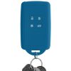 Pouzdro na klíče od auta pro Renault 4 Buttons - Smart Key, Kwmobile, Blue, Silikon, 48035.228