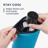 Sada 2 krytů Cooler Jacket na láhve SodaStream, Kwmobile, modrá/žlutá, neopren, 58833.02