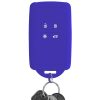 Kryt na klíče od auta pro Renault 4 Buttons - Smart Key, Kwmobile, Modrý, Silikon, 48035.134