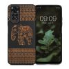 Pouzdro Kwmobile pro Xiaomi Redmi Note 11/Redmi Note 11s, Dřevo, Hnědá/Černá, 57386.04