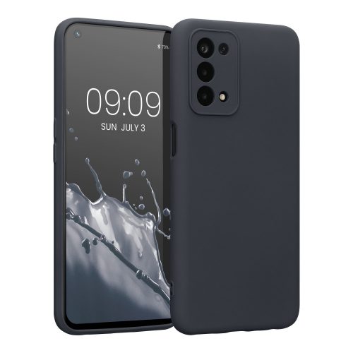 Pouzdro Kwmobile pro OPPO A74 5G/A54 5G, silikonové, černé, 57571.47