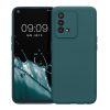 Pouzdro Kwmobile pro OPPO A74, silikonové, zelené, 58907.57