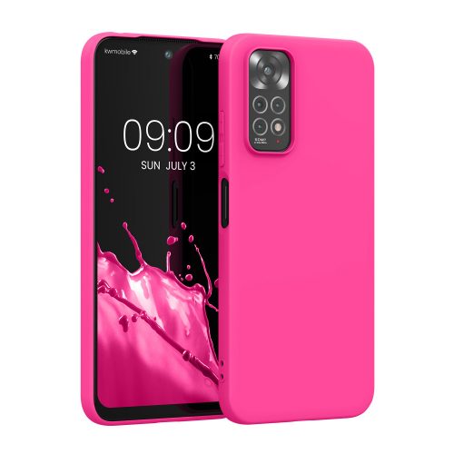 Pouzdro Kwmobile pro Xiaomi Redmi Note 11/Redmi Note 11s, silikonové, růžové, 57368.77