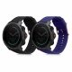 Sada 2 řemínků pro Polar Grit X/Grit X Pro/Vantage M2, Kwmobile, Black/Blue, Silicone, 58982.01