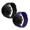 Sada 2 řemínků pro Polar Grit X/Grit X Pro/Vantage M2, Kwmobile, Black/Blue, Silicone, 58982.01