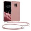 Pouzdro Kwmobile pro Huawei nova 8i, silikonové, růžové, 59008.154