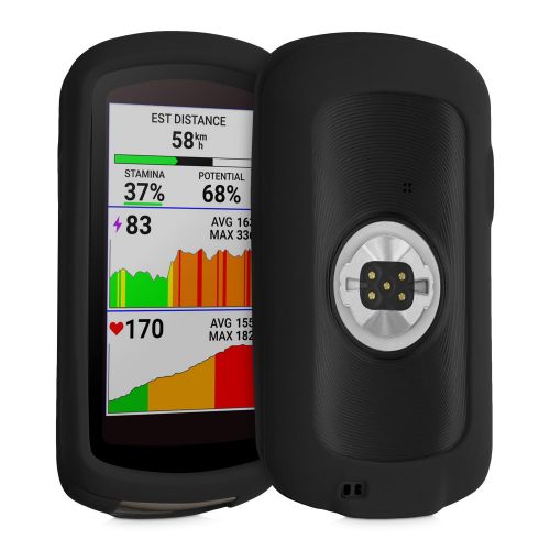 Ochranné pouzdro pro GPS Garmin Edge 1040/Edge 1040 Solar, Kwmobile, Black, Silicon, 59070.01