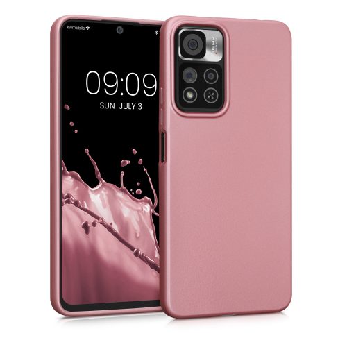 Pouzdro Kwmobile pro Xiaomi Redmi Note 11 Pro Plus 5G, silikonové, růžové, 59142.31