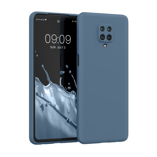 Kryt Kwmobile pro Xiaomi Redmi Note 9S/Redmi Note 9 Pro/Redmi Note 9 Pro Max, silikon, modrý, 56562.202