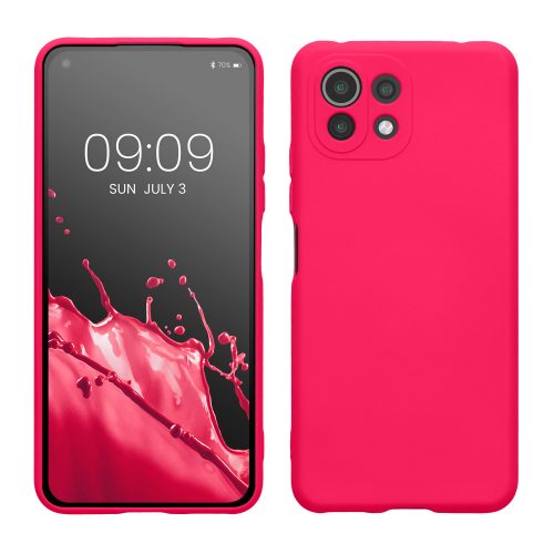 Kryt Kwmobile pro Xiaomi Mi 11 Lite 5G/11 Lite 5G NE, silikon, růžový, 56047.77