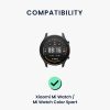 Sada 2 řemínků pro Xiaomi Mi Watch/Mi Watch Color Sport, Kwmobile, Black/Blue, Silicone, 59164.01